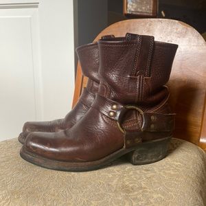 FRYE harness boots, size 7